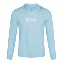 Long Sleeve Hooded Tee (Blue)